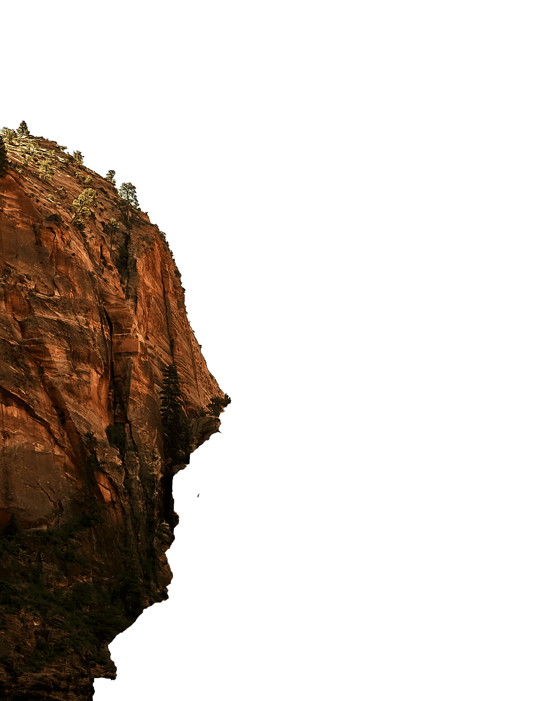 Far cliff
